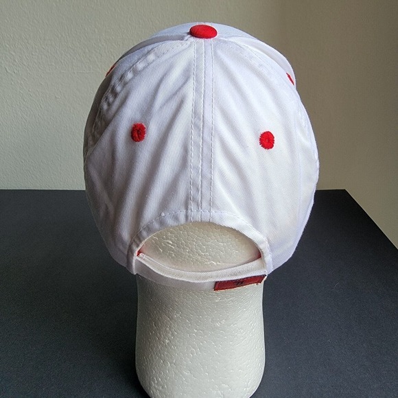 Louisville Cardinals Hat Top of the World NCAA White Red StrapBack Cap - Picture 4 of 10